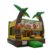 inflatable bouncy jungle castle